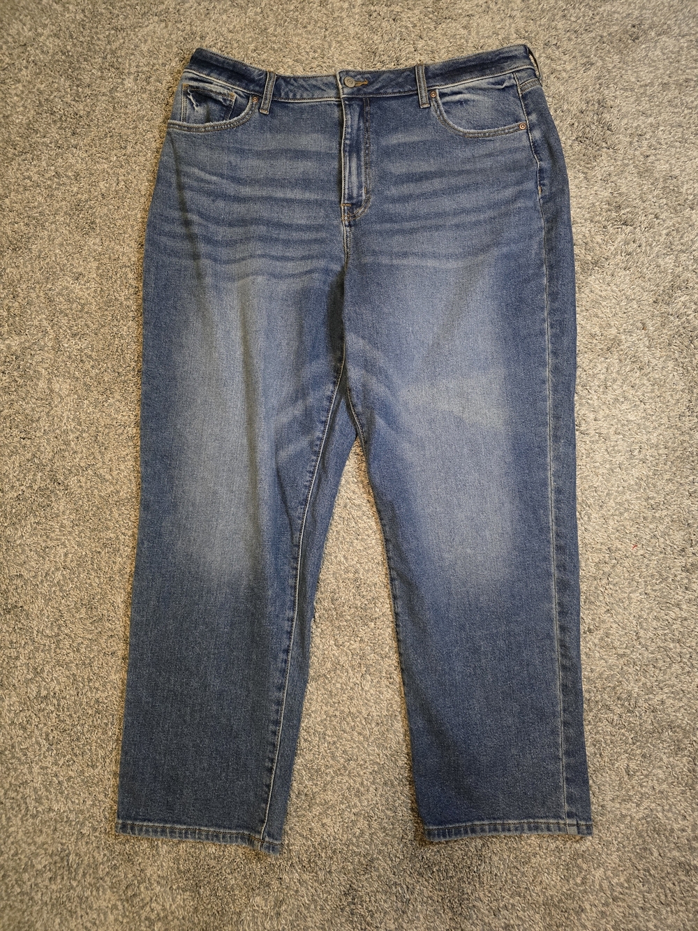 Sonoma Women's Straight Leg Jeans - Medium Blue Wash